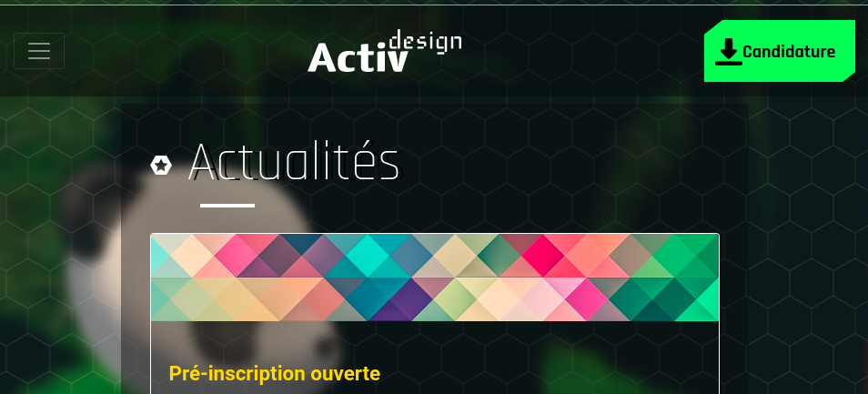 Lire Nouveau site Activdesign