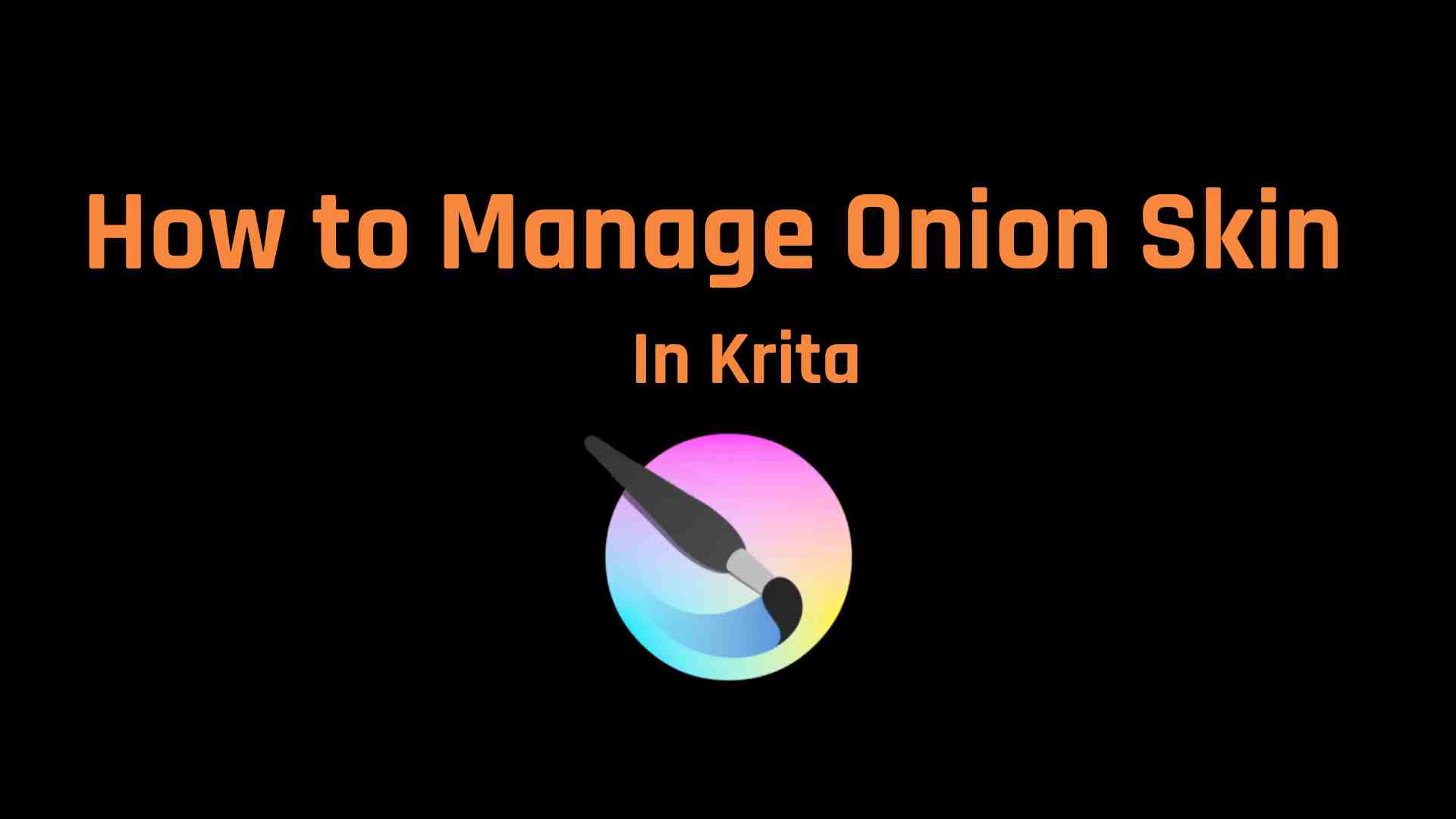 krita onion skin not working