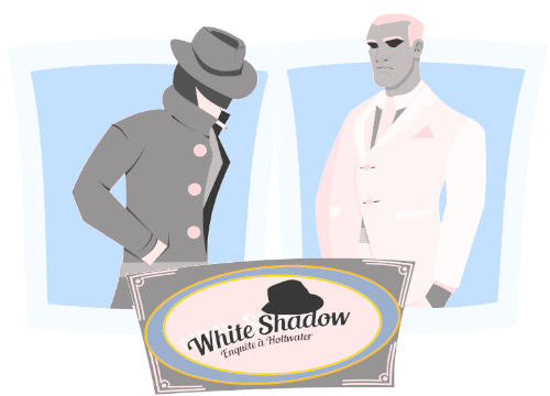 illustration de The white Shadow